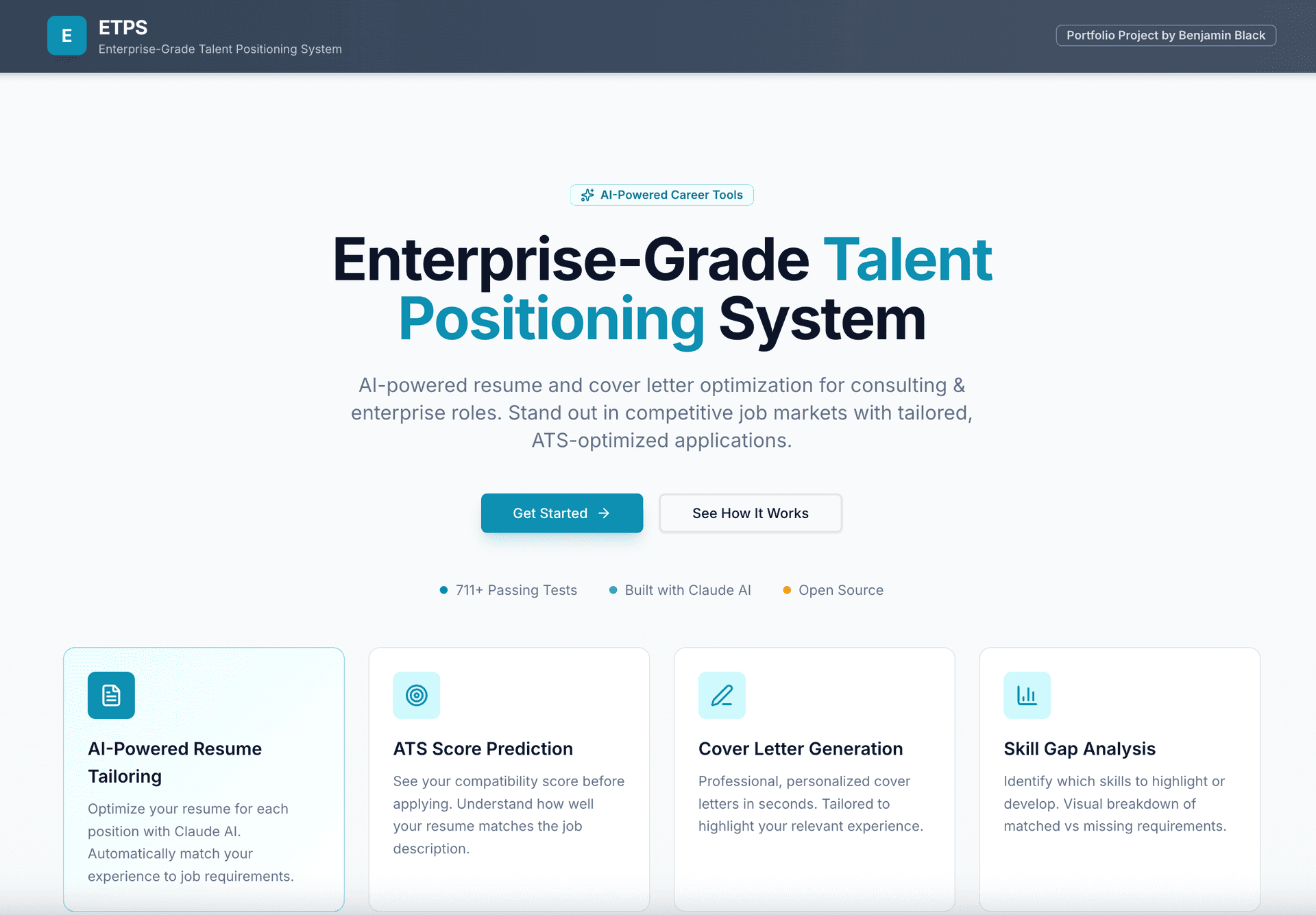 ETPS - Enterprise-Grade Talent Positioning System